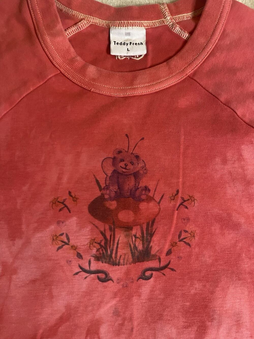 Teddy Fresh x Myfawnwy Graphic Tee Sz L5